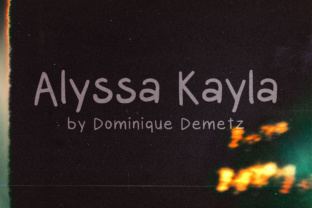 Alyssa Kayla: A Handwritten Font for Warm Editorial Design