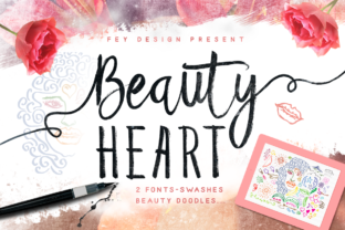 Beauty Heart: A Hand-Lettered Font for Makers