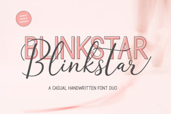 Blinkstar Duo: A Playful Script Font for Editorial Design