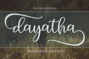 Dayatha Font: A Sweet Script for Campaigns