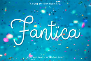 Fantica: A Modern Script Font for Makers