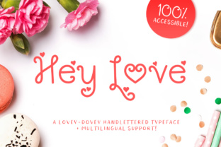 Hey Love Typeface: A Soft Script for Editorial Design