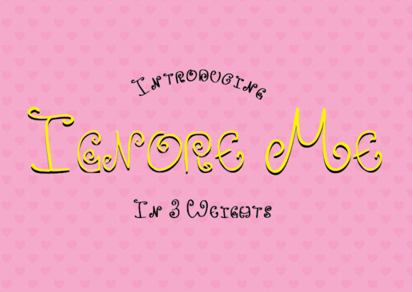 Ignore Me: A Bold Script Font for High-Impact Campaigns