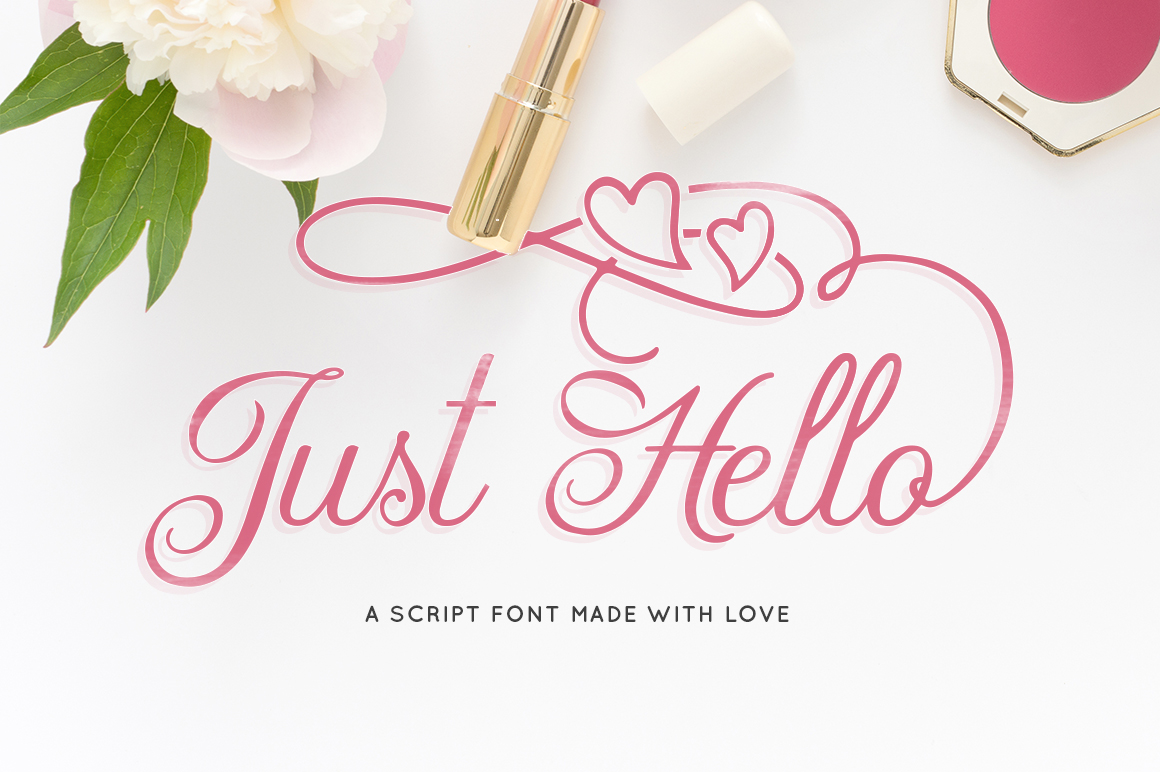 Just Hello Font: Elevating Brand Identity with Elegant Script
