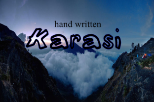 Karasi Font: Bold Handwriting for Modern Web Design