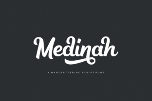 Medinah Typeface: Bold Script for Branding