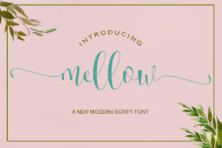 Mellow: A Modern Script Font for Web Design