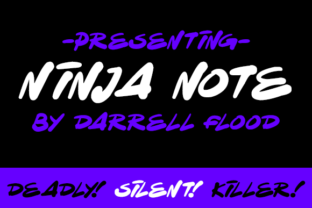 Ninja Note: A Bold Script Font for Handmade Brands
