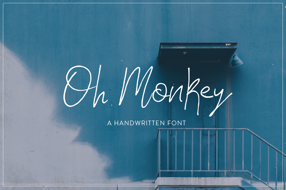 Oh Monkey: A Slinky Script Font for Modern Branding