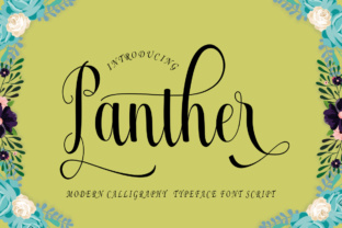 Panther: A Modern Script Font for Editorial Impact