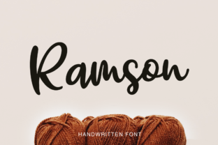 Ramson: A Fresh Script Typeface for Editorial Design