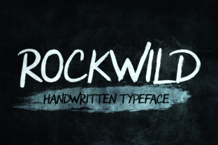 Rockwild: The Bold Hand Painted Font for Crafters