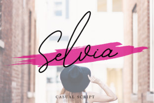 Selvia Font: The Edgy Script for Handmade Brands