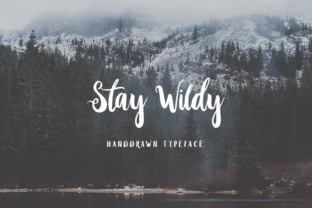 Stay Wildy: A Handwritten Font for Crafters