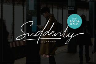 Suddenly Family: A Versatile Script Font for Crafters