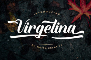 Virgelina: A Handmade Calligraphy Typeface for Editorial Design
